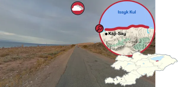 Участок к западу от Сказочного каньона с видом на закат