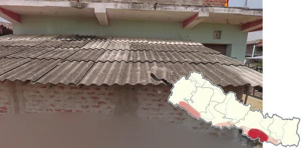Крыши из гофрированного металла между Биргунджем и Джанакпуром