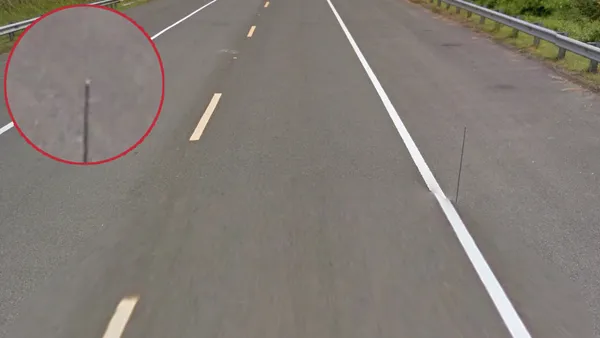 Street View Gen-3 автомобиль в Пуэрто-Рико с белой антенной на правой передней части